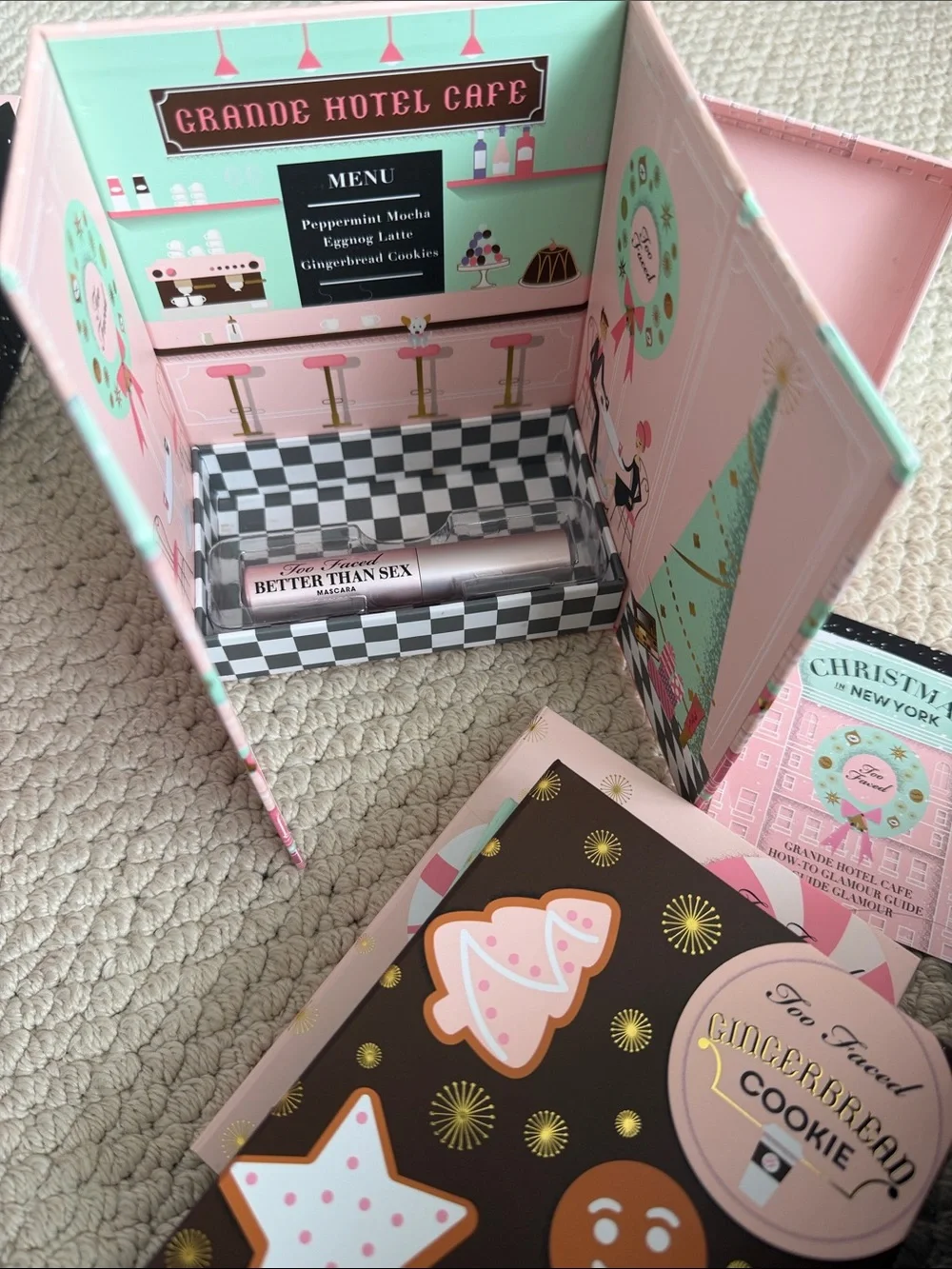 Too faced Christmas in New York grande hotel cafe palette holiday rare